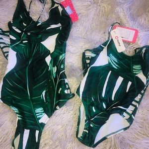 Matching swimsuits